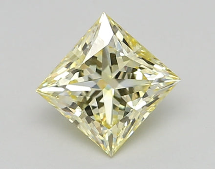 1.01 Ct Princess Cut Fancy Yellow Lab Grown Diamond - VVS2 Clarity