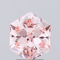 Hot Selling Fancy Intense Pink Color 2.54 CT Antique Shape VVS2 Clarity Moissanite Diamond For Surprise Ring