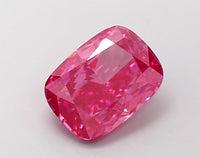 Unique 2.02 CT Cushion Shape Fancy Vivid Pink Color VS2 Clarity Lab Grown Diamond For Endless Calm