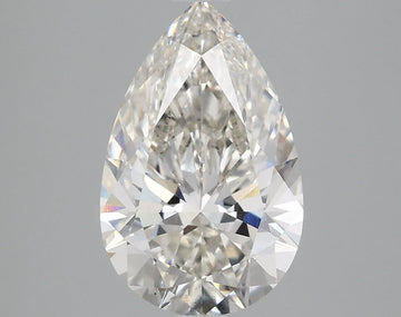 Fantastic 3.06 CT Pear Shape H Color VS1 Clarity Moissanite Diamond For Special One Ring