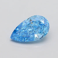 Bright Antique Shape Fancy Vivid Blue Color 1.08 CT VS1 Clarity Moissanite Diamond For Cocktail Ring