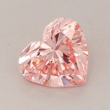 Timeless Of 0.92 CT Heart Shape Fancy Vivid Pink Color VS1 Clarity Moissanite Diamond For Birthday Gift