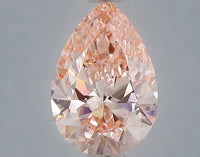 Minimalist 1.53 CT Pear Shape Fancy Vivid Pink Color VS1 Clarity Lab Grown Diamond For That Smile