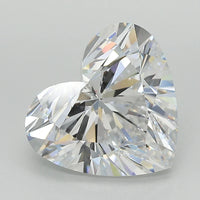 Luxury Of 5.11 CT Heart Shape D Color VS1 Clarity Moissanite Diamond For Sound Time