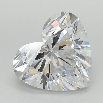 Luxury Of 5.11 CT Heart Shape D Color VS1 Clarity Moissanite Diamond For Sound Time