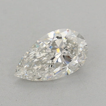 Latest 0.55 CT Pear Shape F Color VVS2 Clarity Lab Grown Diamond For Gold Light