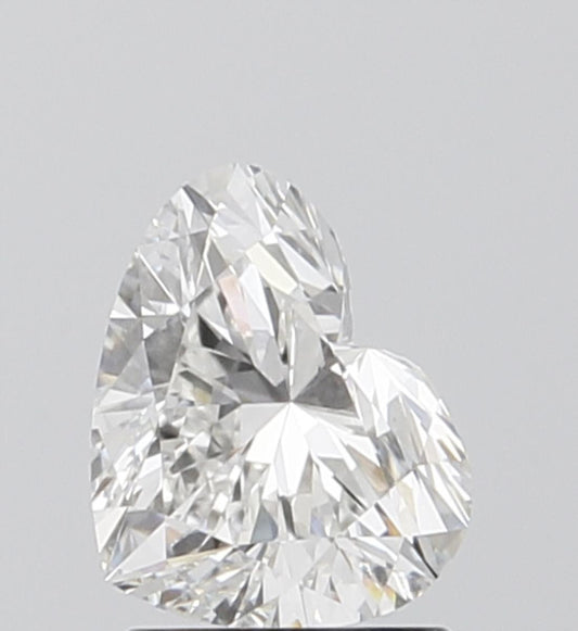 Bright F Color 1.00 CT Heart Shape VVS2 Clarity Lab grown Diamond For Cocktail Ring