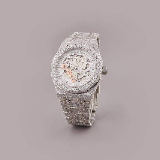 Custom Unique Full Iced Out Diamond Watch by Ivevar