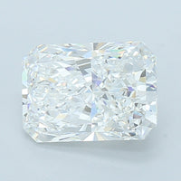 Bright 3.06 CT Radiant Shape E Color VVS2 Clarity Lab Grown Diamond For Lost Hours