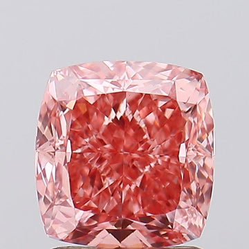 Dazzling Cushion Shape Fancy Vivid Pink Color 1.76 CT VVS2 Clarity Moissanite Diamond For Special one Ring