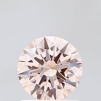 Bright choice 1.01 CT Round Shape Fancy Pink Color VS2 Clarity Lab Grown Diamond For One Tomorrow