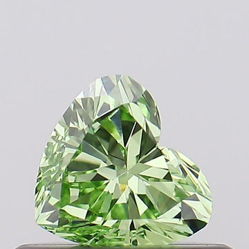 Fantastic Fancy Vivid Green Color 0.31 CT Heart Shape VS1 Clarity Moissanite Diamond For Cocktail Ring