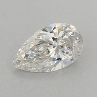 Bright 0.56 CT Pear Shape F Color VVS2 Clarity Lab Grown Diamond For New Dawn