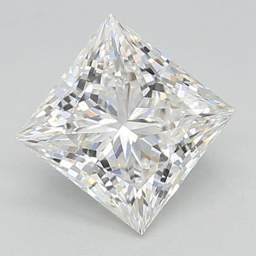 Brilliant 2.07 CT Princess Shape F Color VS2 Clarity Lab Grown Diamond For Long After