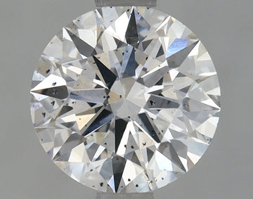 Bright 1.32 CT Round Shape F Color SI2 Clarity Lab Grown Diamond For the True North