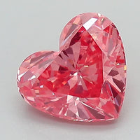 Timeless Of 1.06 CT Heart Shape Fancy Intense Pink Color VS2 Clarity Moissanite Diamond For This Still