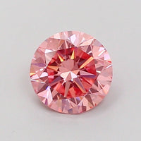 Classic choice 1.01 CT Round Shape Fancy Vivid Pink Color VS2 Clarity Lab Grown Diamond For Blue Silence