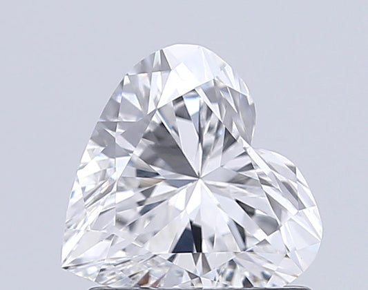 Luxury VVS2 Clarity 1.01 CT Heart Shape D Lab grown Diamond For Gift Ring