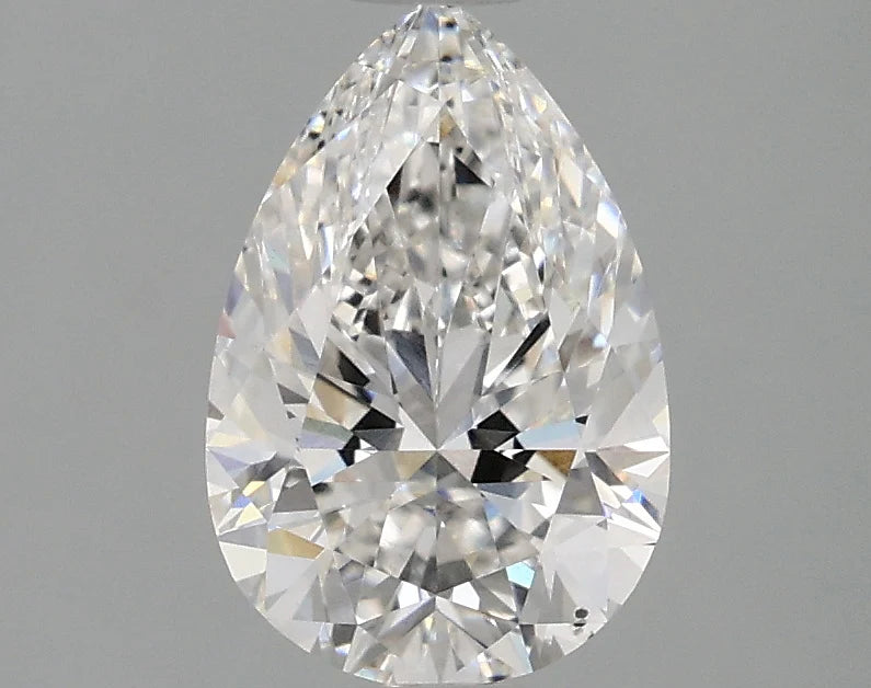 Fine 0.32 CT Pear Shape D Color VS1 Clarity Moissanite Diamond For Her Smile