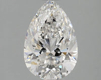 Fine 0.32 CT Pear Shape D Color VS1 Clarity Moissanite Diamond For Her Smile