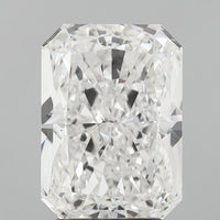 Luxury 3.08 CT Radiant Shape E Color VVS2 Clarity Lab Grown Diamond For Lost Hours