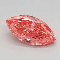 Elegant VS1 Clarity 1.08 CT Marquise Shape Fancy Vivid Pink Color Moissanite Diamond For Special one Ring