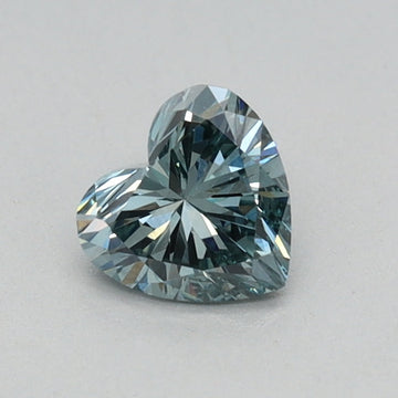 Excellent 0.32 CT Heart Shape Fancy Intense Green Color VVS2 Clarity Moissanite Diamond For Custom Ring