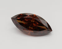 Elegant Fancy Vivid Orange Color VVS2 Clarity 2.29 CT Marquise Shape Lab grown Diamond For Birthday Ring