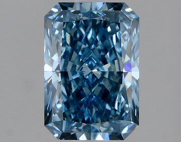 Cocktail 1.65 CT Radiant Shape Fancy Vivid Blue Color VS1 Clarity Lab Grown Diamond For One Touch