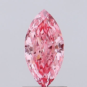 Premium 1.12 CT Marquise Shape Fancy Vivid Pink Color VS1 Clarity Moissanite Diamond For Propose Ring