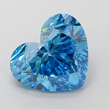Timeless Of 3.10 CT Heart Shape Fancy Vivid Blue Color VS2 Clarity Moissanite Diamond For Her Touch