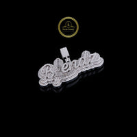 The Gothic Sovereign Custom 3D Baguette Moissanite Diamond Iced Out Tiered Cross Pendant By Ivevar