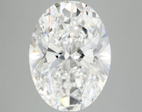 Designer 6.04 CT Oval Shape D Color VVS2 Clarity Lab grown Diamond For Soft Glow