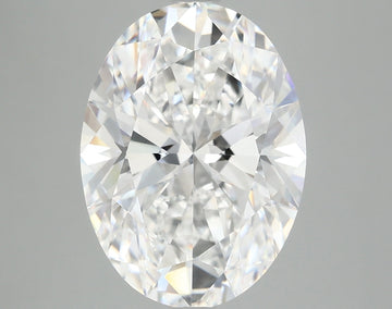 Designer 6.04 CT Oval Shape D Color VVS2 Clarity Lab grown Diamond For Soft Glow
