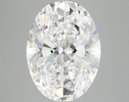6.04 Ct Oval Cut Lab Grown Diamond - D Color, VVS2 Clarity