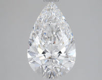 Elegant 2.09 CT Pear Shape D Color VS2 Clarity Moissanite Diamond For Custom Ring