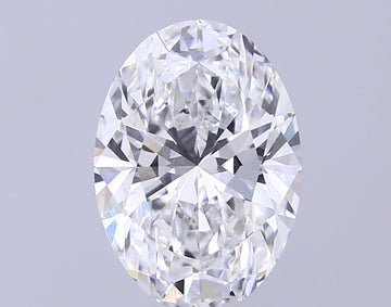 Experience Luxury 3.59 CT Oval Shape D Color VS1 Clarity Lab Grown Diamond For Custom Ring
