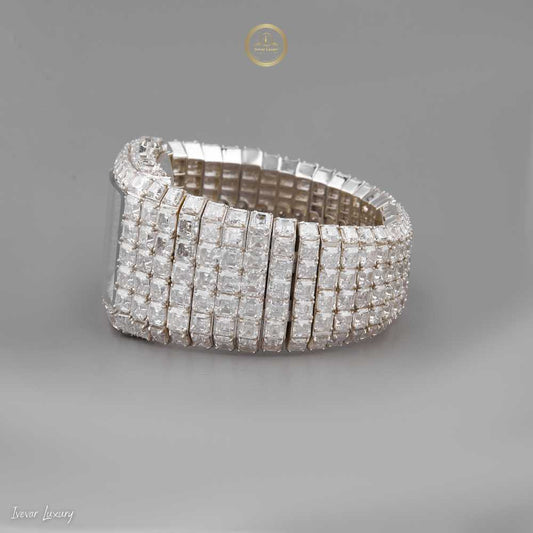 Premium Iced Out Watch with Natural Diamonds Ivevar Luxury