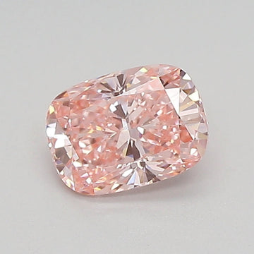 Fantastic 0.70 CT Cushion Shape Fancy Vivid Pink Color VVS1 Clarity Lab Grown Diamond For Same Sky