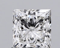 Great VVS2 Clarity 1.23 CT Princess Shape G Color Lab grown Diamond For Birthday Ring