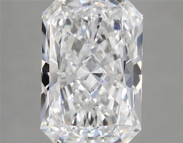 Perfect 3.16 CT Radiant Shape E Color SI1 Clarity Lab grown Diamond For True Lines