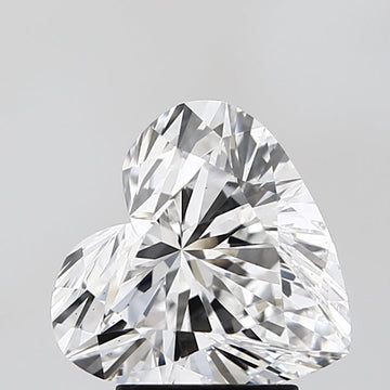 Top Quality Of 3.09 CT Heart Shape D Color VS1 Clarity Lab Grown Diamond For Soft Glow