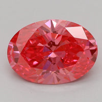 Elegant Of 1.57 CT Oval Shape Fancy Vivid Pink Color VS2 Clarity Lab Grown Diamond For Even Peace