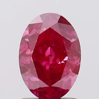 Bright Of 1.61 CT Oval Shape Fancy Deep Pink Color VS2 Clarity Moissanite Diamond For Final Drift