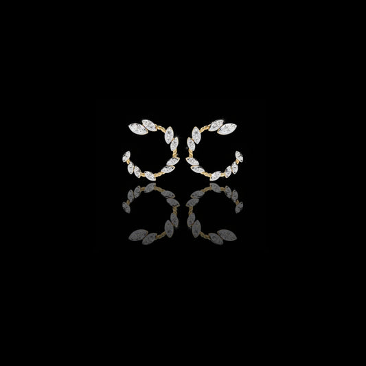 0.73 TCW Petite Lab Grown Diamond Stud Earrings Round Cut Stackable and Perfect for Love