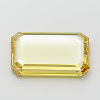 Elegant 2.16 CT Rose Cut Shape Fancy Light Yellow Color VVS1 Clarity Moissanite Diamond For Custom Ring
