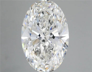 Dazzling 8.07 CT Oval Shape F Color VS1 Clarity Moissanite Diamond For Surprise Ring