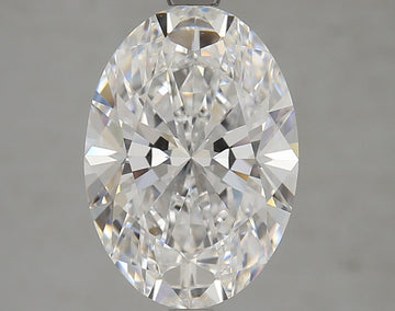 Elegant 4.12 CT Oval Shape D Color VVS1 Clarity Lab grown Diamond For Anniversary Ring
