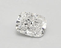 Brilliant 0.57 CT Cushion Shape F Color VS1 Clarity Moissanite Diamond For One Glance