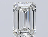 Dazzling 3.07 CT Emerald Shape H Color VS1 Clarity Moissanite Diamond For Party Ring